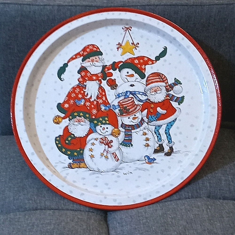 Potpourri Designs Vintage 90s Christmas Serving Tray